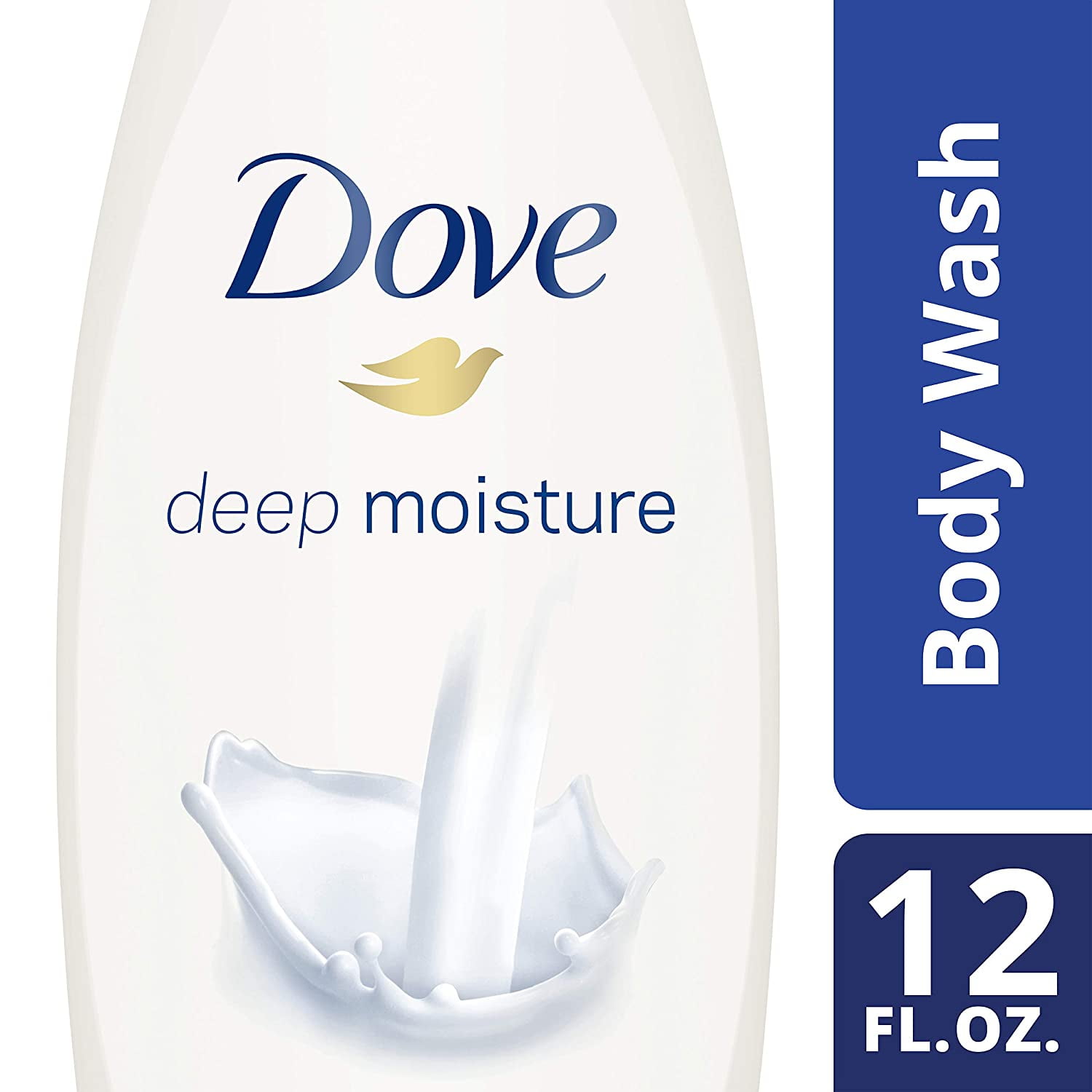 Dove Deep Moisture Nourishing Body Wash, Sulfate-Free 12 oz, Pack of 3