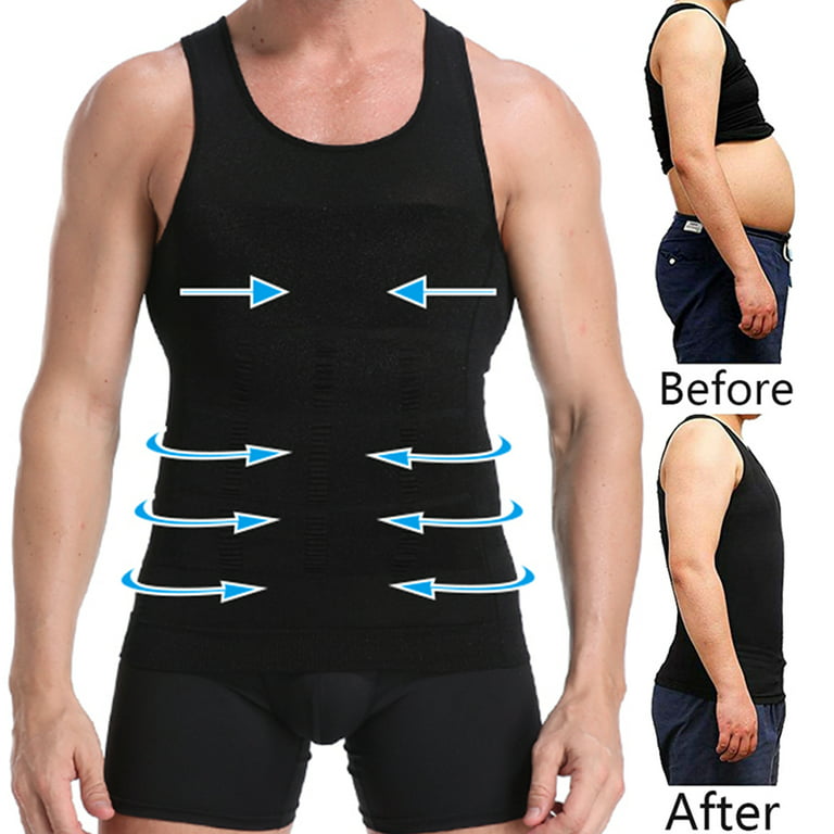 Ultra Lift Men Slimming Vest Body Shaper Abdomen Control Slim