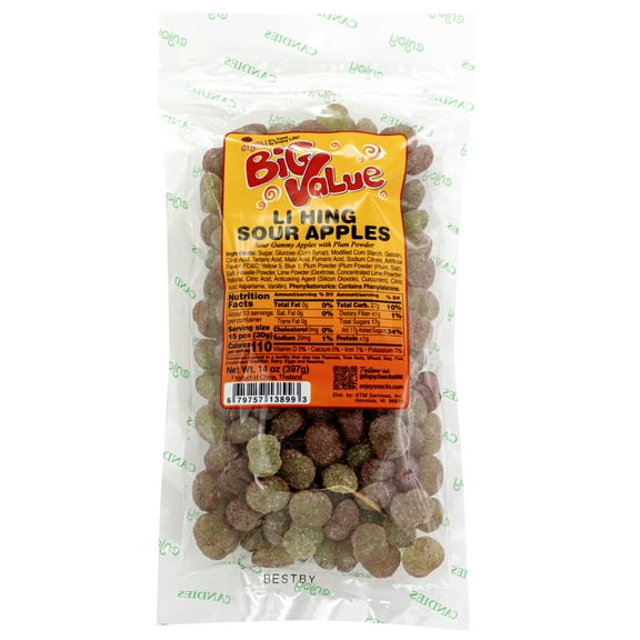 Enjoy BV Li Hing Sour Apples (14 oz)