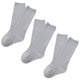 thumbnail image 1 of 3 pares de calcetines hasta la rodilla de punto para bebé, suaves y agradables para la piel, 1 of 5