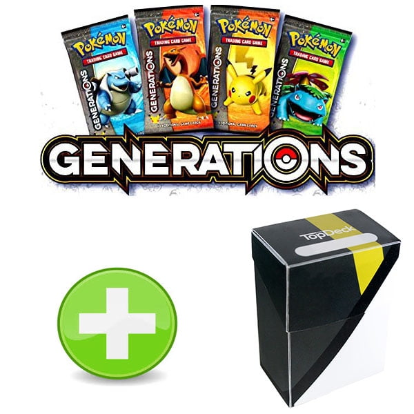 Pokemon Generations Booster Pack with Ultra Ball Colorway Deck Box