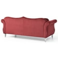thumbnail image 5 of Velvet Sectional Sofa, Tufted Living Room Couch, Ruched Arm Style - 82" Wide, 5 of 5