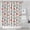Pioneer Flower Floral-1, variant on Pioneer Flower Floral Print Pattern Shower Curtain 84"x72", Bathroom Decorative Shower Curtain Set with 12 Hooks, Waterproof Washable