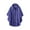 #1_Purple, variant on Waterproof Rain Poncho Unisex 2025 - Full Zip Hooded Lightweight Reusable 3/4 Sleeve Outdoor Jacket All-Season Windbreaker Casual Hiking Travel Windproof Compact