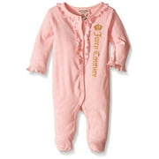 JUICY COUTURE Baby Girl's Sleeper, Light Pink