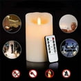 thumbnail image 3 of LED Candles, Flickering Flameless Candles, Rechargeable Candle, Real Wax Candles with Remote Control, 3 of 5