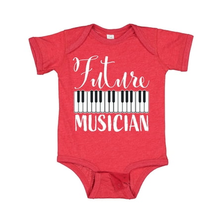 

Inktastic Future Musician- Piano Music Gift Baby Boy or Baby Girl Bodysuit