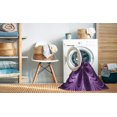 thumbnail image 2 of Ahgly Company Machine Washable Indoor Rectangle Transitional Dark Purple Area Rugs, 3' x 5', 2 of 7
