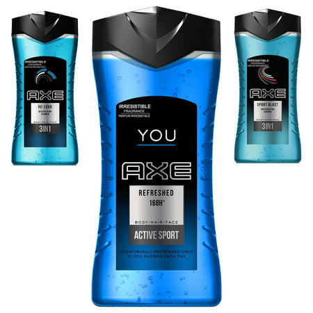 Axe 3 in 1 Body / Hair / Face 250ml Set of 3 AXE YOU - SPORT BLAST - RE-LOAD 3