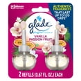 thumbnail image 1 of Glade Plugins Recambios Ambientador Perfumado Y Aceites Esenciales Para El Hogar Y El Baño Vainilla Maracuyá 1.34 Oz 2 Unidades, 1 of 6