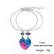 thumbnail image 3 of Media pulsera, pulseras para niños, pulseras con corazón, pulseras para amigas, pulseras, 3 of 5