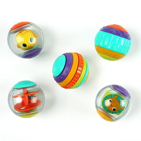 Bright Starts Shake & Spin Activity Balls Toy