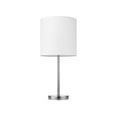 thumbnail image 3 of Lorell, LLR99966, 10-watt LED Bulb Table Lamp, 1 Each, Silver,White Shade, 3 of 7