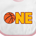 thumbnail image 4 of Inktastic One- Basketball First Birthday Boys or Girls Baby Bib, 4 of 4