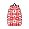 thumbnail image 2 of Rocae Maple Leaves1 for Durable Canvas Backpack Leisure Large Bag Travel Rucksack Multi-function Backpack, 2 of 8