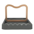 thumbnail image 1 of BESTYASH Kitchen Storage Rack Plastic Holder 1Set Sleek Gray Simple Design For Baking, 1 of 8