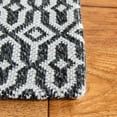 thumbnail image 4 of SAFAVIEH Martha Stewart Cotton Geometric Area Rug, Charcoal/Grey, 6'7" x 9', 4 of 7