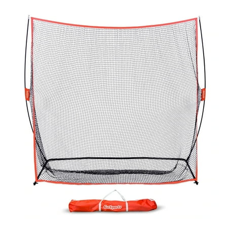 GoSports Golf Practice Hitting Net | Huge 7’ x 7’ Personal Driving Range for Indoor or Outdoor Swing Practice | Designed by Golfers for Golfers