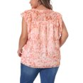 thumbnail image 3 of Agnes Orinda Plus Size Top for Women Boho Round Neck Ruffle Sleeve Blouse Top 2024, 3 of 5