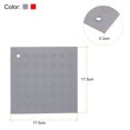 thumbnail image 2 of Uxcell 4Pcs Silicone Trivet Mats/Hot Pads, Pot Holder Non-Slip Heat Resistant Pot Coaster Table Mats Dish Drying Mat, 2 of 5