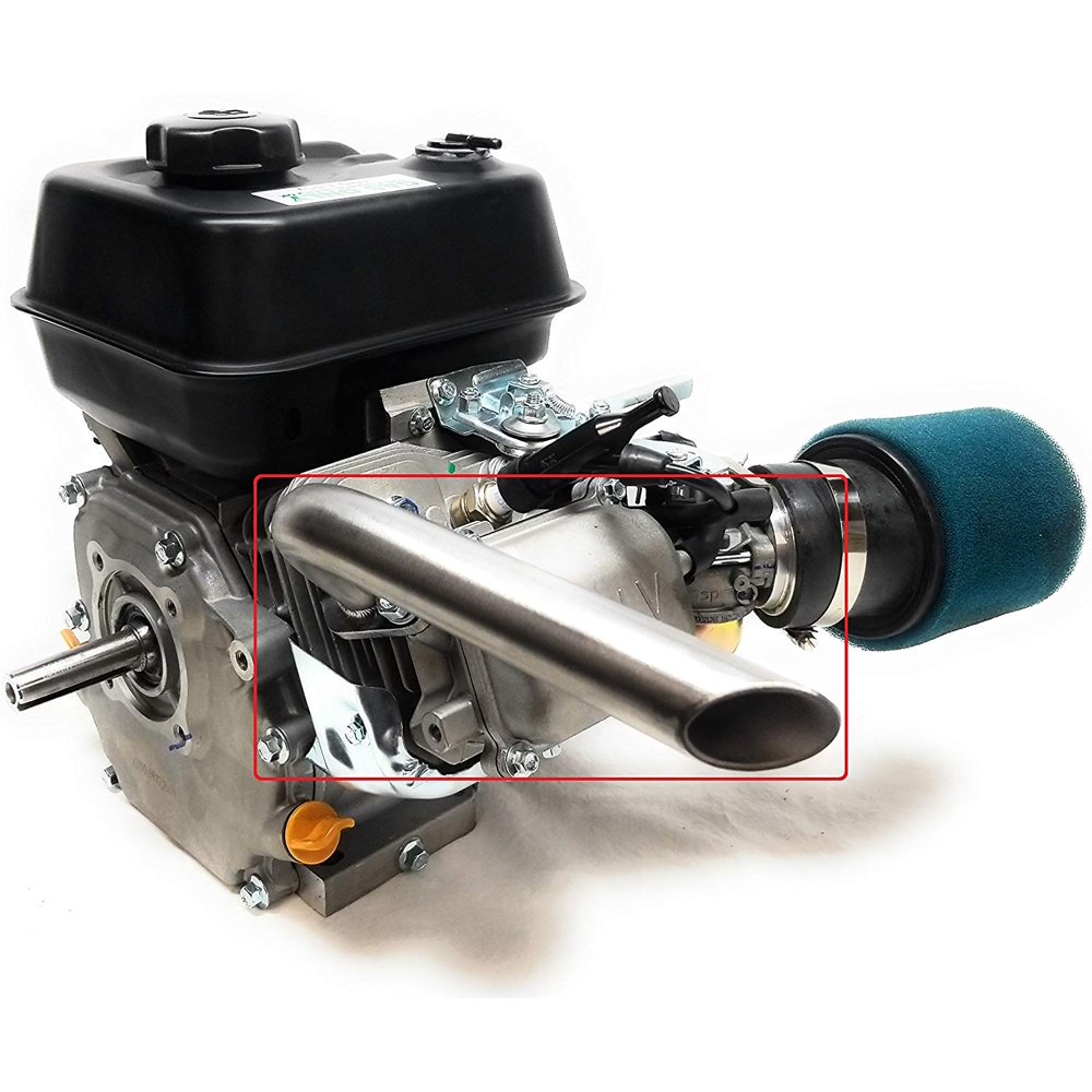 Exhaust Pipe for Predator 212cc, Honda GX160, Honda GX200, DuroMax 7hp