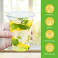 thumbnail image 6 of BagDream 50 Pack 24 oz Clear Plastic Cups with Lids, Disposable Clear Ice Coffee Cups with Lids for Cold Drinks, Smoothies, Party Supplies, 6 of 9