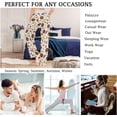 thumbnail image 5 of FREEAMG Womens Autumn Funny Hedgehogs Mushrooms Soft High-waist Lounge Pajama Sleepwear Pants, 5 of 6