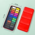 thumbnail image 2 of 24 -color solid watercolor pigment box, 2 of 7