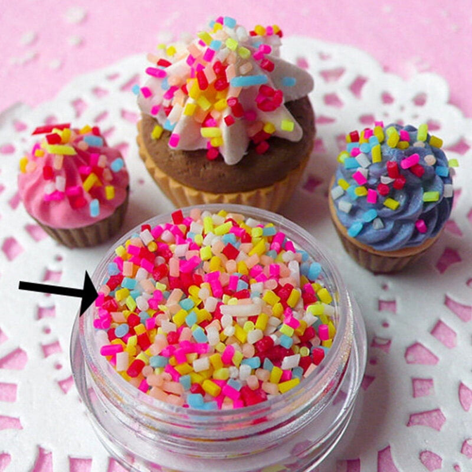 50g DIY Polymer Clay Fake Candy Sweets Sugar Sprinkle Decorations For Fake  Cake Dessert Simulation Food Dollhouse - AliExpress
