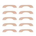 thumbnail image 1 of 10PCS Kitchen Cabinet Furniture Handle Solid Wooden Cabinet Knob and Handle Door Drawer Wood Pull Handle Knobs, 1 of 3