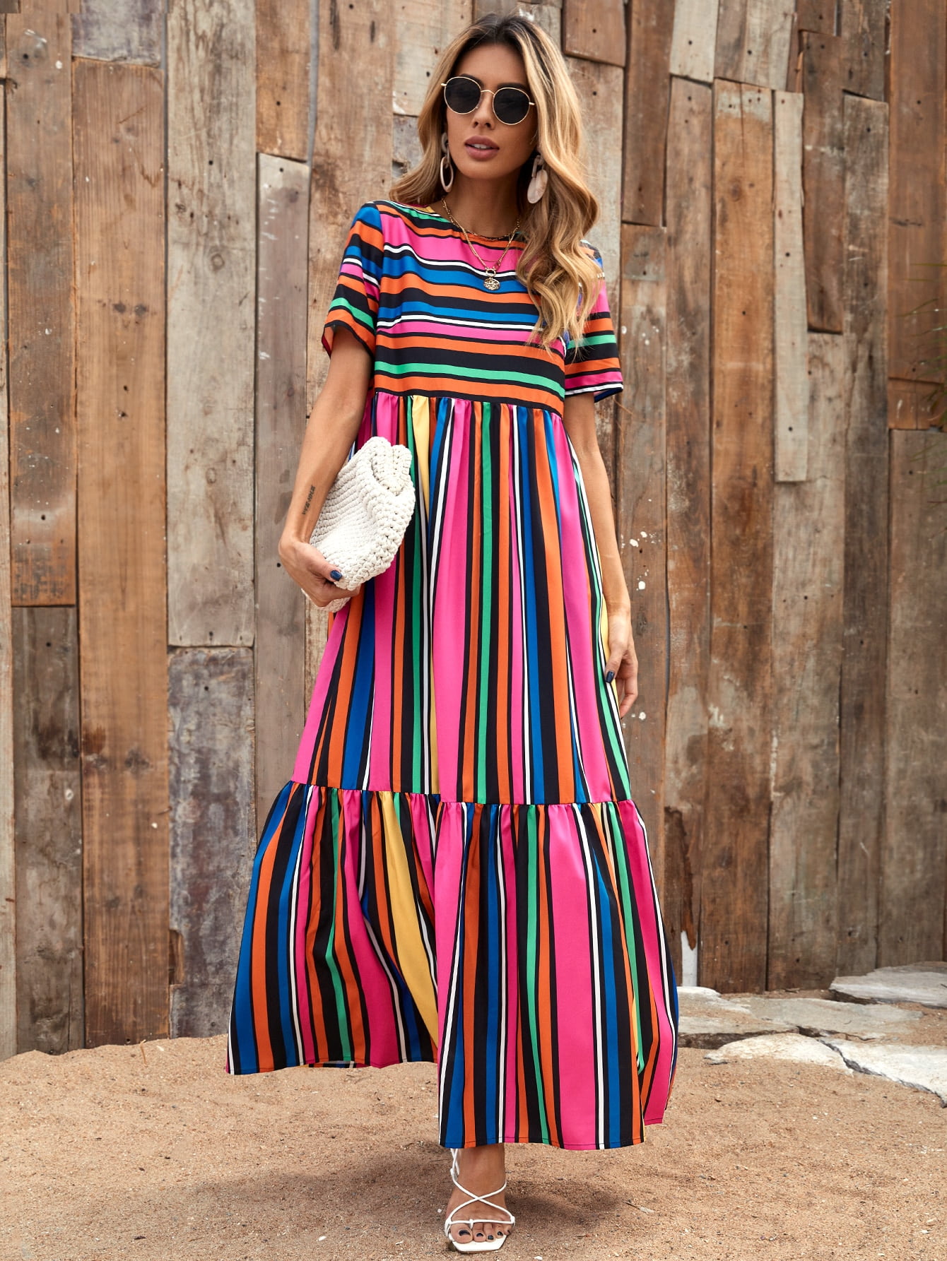 bohemian babydoll dress
