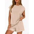 thumbnail image 4 of PRETTYGARDEN Women's 2 Piece Lounge Shorts Sets Summer Travel Outfits Casual Beach Vacation Clothes Matching Sweatsuits, 4 of 10