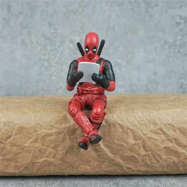 6-Inch Red Deadpool Superhero Action Figure Toy Model Gift for Boys and Girls