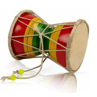 Sai Musical Wooden Dholak Indian Folk Drum Nuts N Bolt for