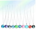 thumbnail image 4 of WRITWAA 10Pcs Costume Jewelry For Women Necklace Moon Pattern Luminous Pendant Charm Sweater Chain Winter, 4 of 8