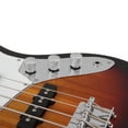 thumbnail image 5 of Veryke Exquisite GJazz Bass with Electirc Bass Amplifier Power Wire Tools - Sunset, 5 of 12
