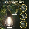 thumbnail image 3 of Solar Rechargeable Hooked Camping Light, Solar Tent Lights USB Rechargeable Camping Lights, 3 Light Modes Adjustable Camping Lamps for Hiking, Party, Camping, Fishing (#008*3pcs), 3 of 7