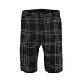thumbnail image 4 of IROINNID Men's Casual Plaid Flat-Front Shorts With Pocket, 4 of 4