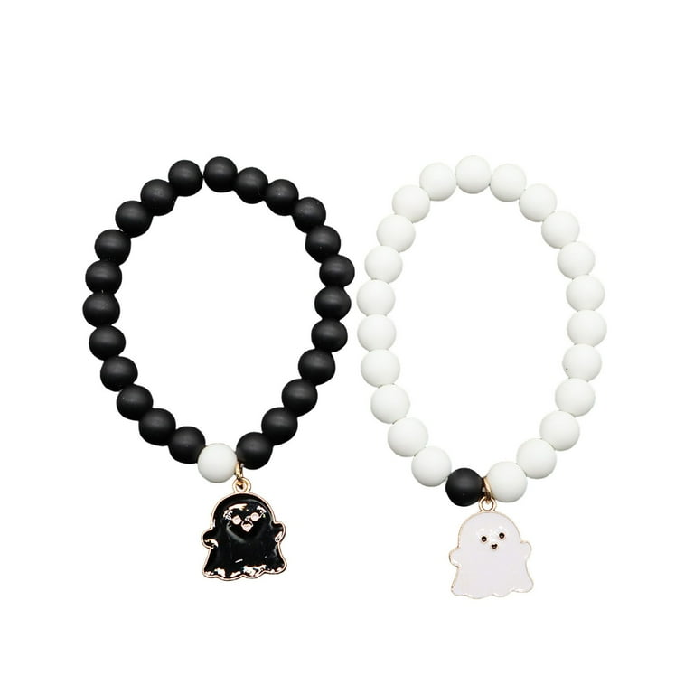 Censtreet Couples Bracelets Natural Stone Beads Healing Crystals