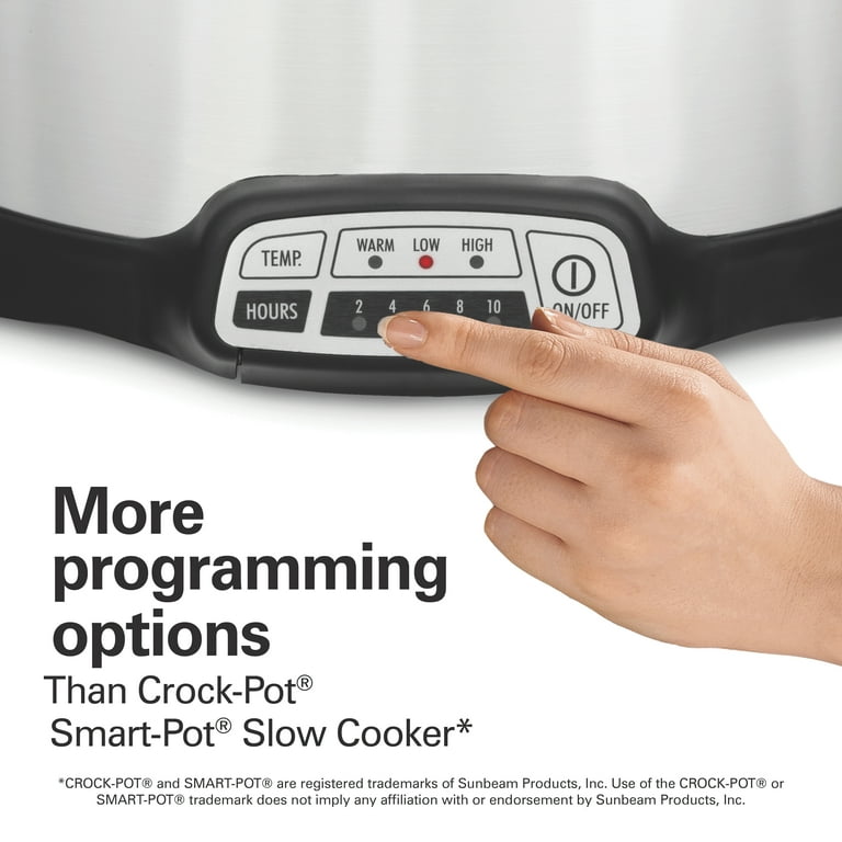 Hamilton Beach Stay or Go Programmable Slow Cooker with Party Dipper, –  dealwake