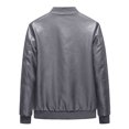 thumbnail image 3 of MKLEKYY Jacket Men Mens Fashion Business Leisure Large Zipper Jacket, 3 of 4