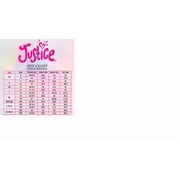 Justice Girls Keyhole Gymnastic Leotard for Dance and Practice, Sizes XS-XL