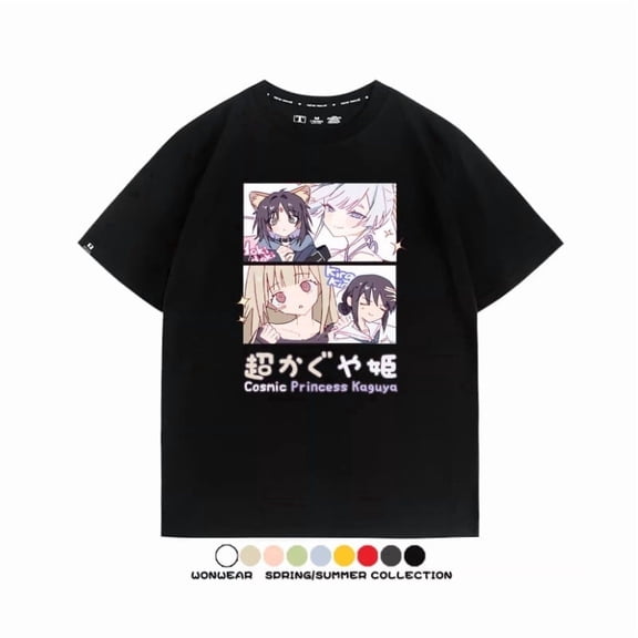 ZHENGLM Cosmic Princess Kaguya! Shirt Short Sleeve Tee Summer Casual T-Shirts Anime 2026 Cloth