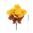 thumbnail image 4 of Artificial Maple Leaf Bouquet B - Realistic Fall Foliage Stems for Seasonal Home and Party Decor, 4 of 8