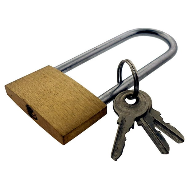 Long Shank Laminated Padlock 40mm Hardened Steel Shackle ( Pack