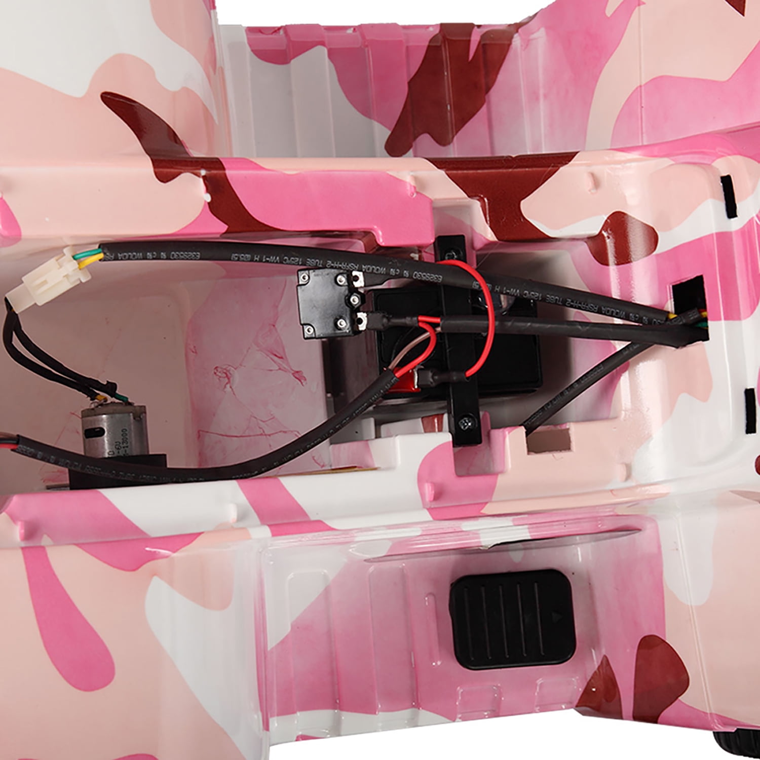 Kadyn 6V Electric Kids Toy, Kids Electric Quad Ride On Car Toy for Girls Boy, Pink&black Electric Vehicle