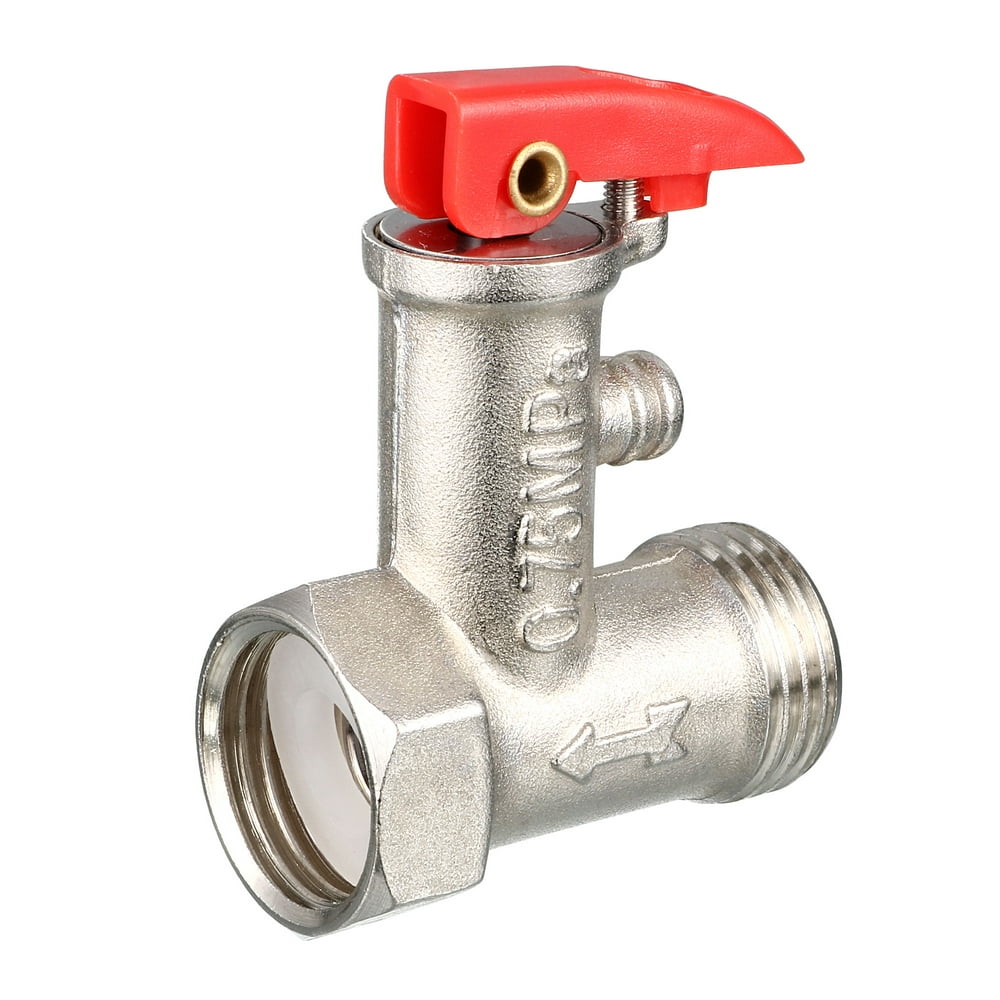 Electric Water Heater 1/2BSP Male Thread Pressure Relief Valve 0.75Mpa