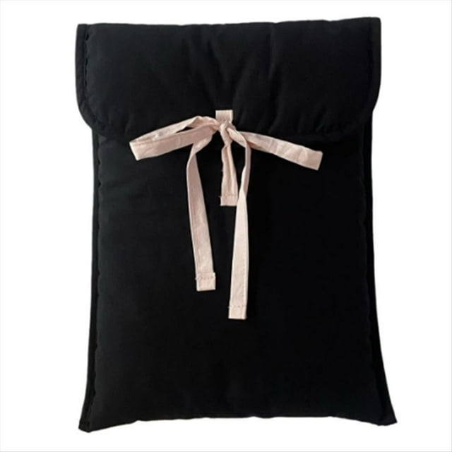 Bolso de Mano con Nudo para Ordenador, Tableta, para Mujer, Estilo Coreano, con Diseño de Ballet, para Guardar Cosméticos.