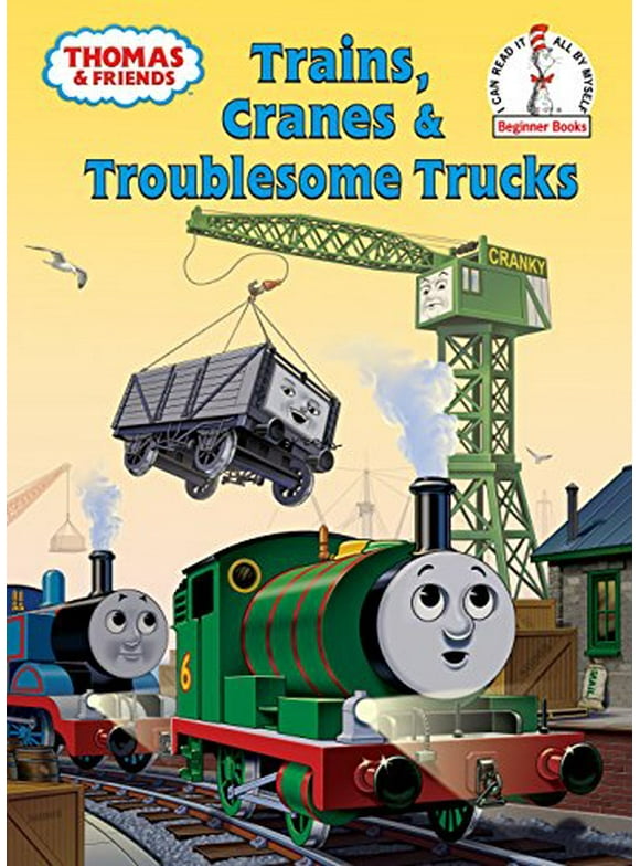 Pre-Owned Thomas and Friends: Trains, Cranes and Troublesome Trucks (Thomas & Friends) (I Can Read It All by Myself Beginner Books (Hardcover)) Paperback