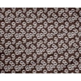 thumbnail image 4 of oneOone Rayon Brown Fabric Florals Sewing Craft Projects Fabric Prints By Yard 56 Inch Wide, 4 of 4